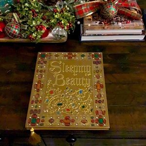 Sleeping beauty Disney notebook with gold page trimming